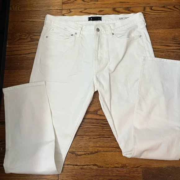Men’s White Madewell Skinny Jeans - 36x32 - Picture 4 of 6
